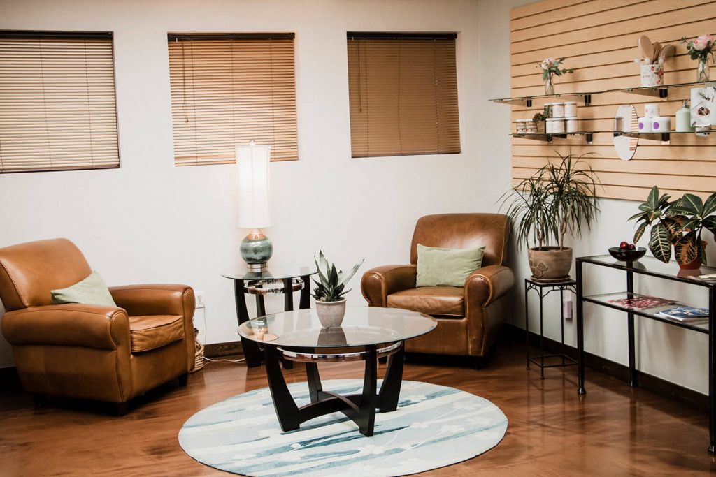 Interior of the best acupuncture clinic in Albuquerque